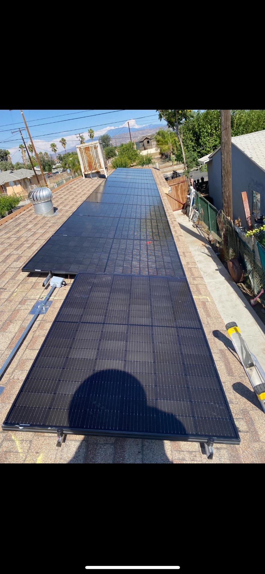 Jurupa Valley, California — Full black panel rooftop array