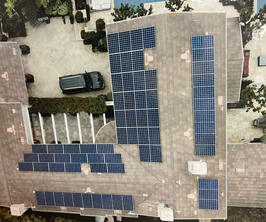 Los Angeles, California — Estate rooftop array